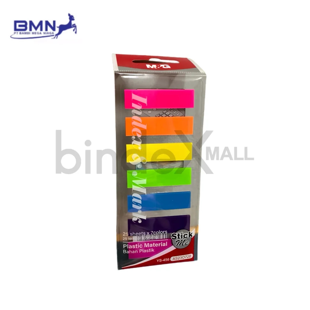 Sticky Note Index M&G YS-456 Plastik 7 Warna Bindexmall