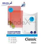 Daiichi Map L Clear Sleeve A4 Folio Plastik Bening 4 Warna 1 Pak 12 Pcs Original