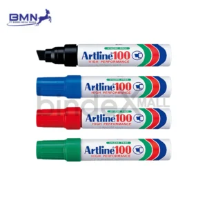 Spidol Permanent EK-100 Artline Chisel 4 Warna Bindexmall