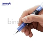 Fountain Pen Eyeye Fine Tip Stainless Steel Nib Smooth Writing Hitam Biru Original