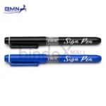 Sign Pen Eyeye 1.0mm Liquid Ink Fibre Tip Quick Dry Hitam Biru Original