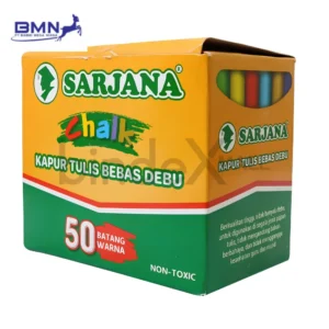 Kapur Warna Sarjana Isi 50 Pcs Per Box Bindexmall