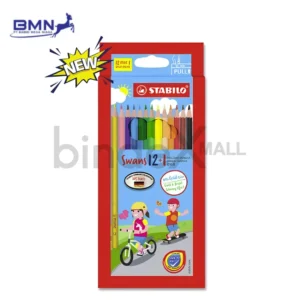 Pensil Warna Stabilo Swans 12+1 Pcs Bindexmall