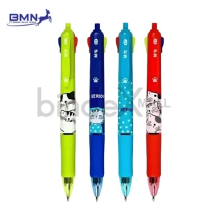 Pulpen 4 Warna M&G So Many Cats ABP803S6 Bindexmall