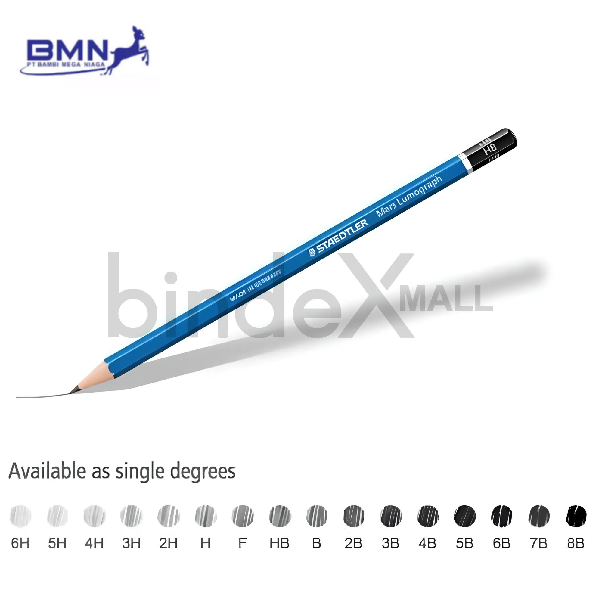 Pensil Staedtler Mars Lumograph 100 3H Bindexmall