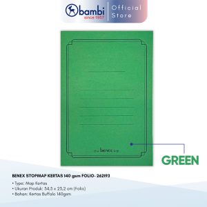 BENEX STOPMAP KERTAS 140 Gsm FOLIO 1 PACK 25 Lbr - 262193 - Gambar 4