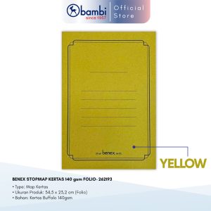 BENEX STOPMAP KERTAS 140 gsm FOLIO- 262193-06