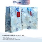 Paper Bag Natal Tas Kertas Kado Christmas Gift Bag Premium Besar 33x12x45cm - 26332 - Gambar 4