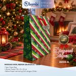 Paper Bag Natal Tas Kertas Kado Christmas Gift Bag Premium Medium 28x10x33cm - 26333 - Gambar 2